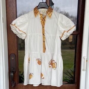 Fantastic Fawn gold sequin football dress! Size S‎